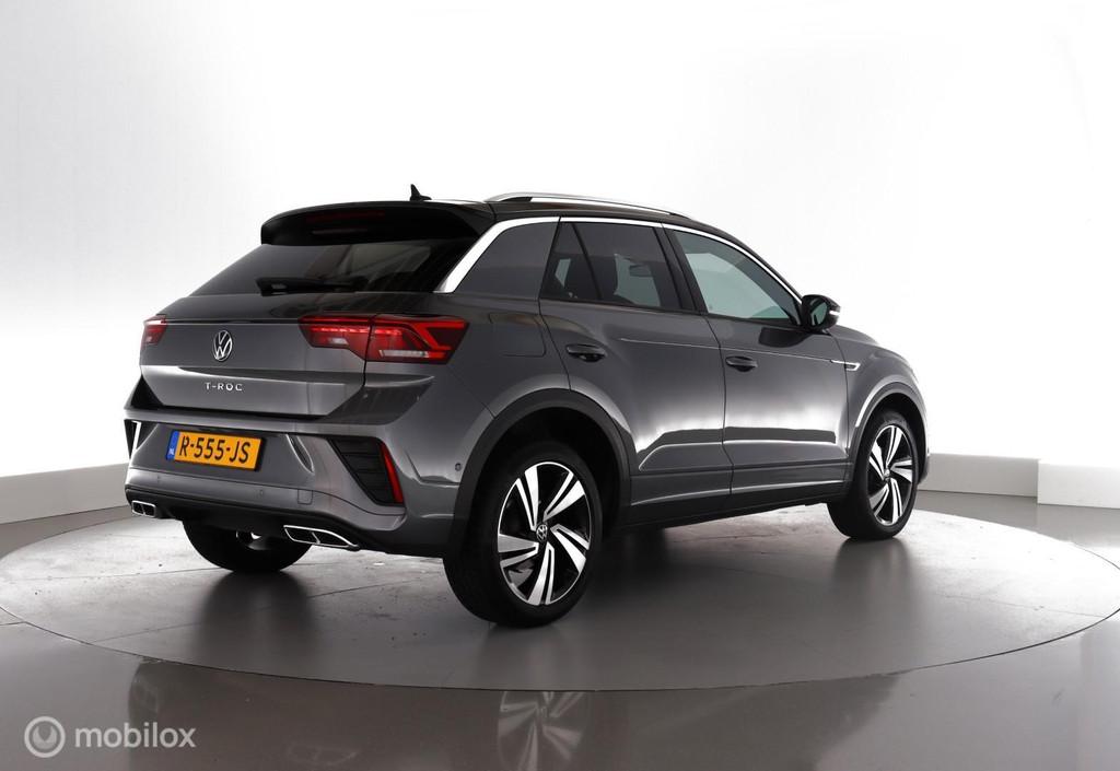 Volkswagen T-Roc 1.5 TSI Automaat R-Line Facelift|led|nav|bl, 4 cilinders, Bedrijf, SUV of Terreinwagen, Zilver of Grijs