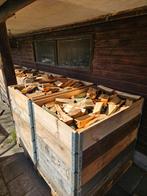 4 kuub Gekloofd Elzenhout nog niet droog €80 per kuub, Tuin en Terras, 3 tot 6 m³, Ophalen of Verzenden, Elzenhout, Blokken