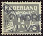 Nederland 1928, Vliegende duif, ½ cent, met watermerk., Postzegels en Munten, Verzenden, T/m 1940, Gestempeld