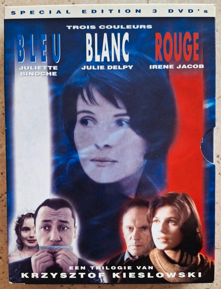 Trois Couleurs: Bleu, Blanc, Rouge - 3 DVD's, Cd's en Dvd's, Dvd's | Overige Dvd's, Zo goed als nieuw, Boxset, Alle leeftijden