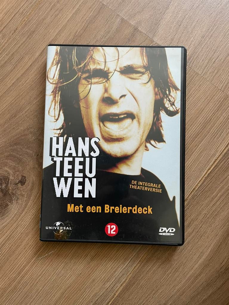 Hans Teeuwen, Met een Breierdeck, Dvd, show, Cabaretier, Alle leeftijden, Verzenden, Zo goed als nieuw, Stand-up of Theatershow