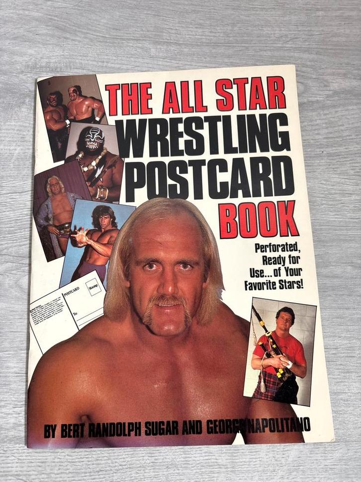 The All Star Wrestling Postcard Book, Verzamelen, Ansichtkaarten | Themakaarten, Ongelopen, 1980 tot heden, Sport en Spel, Ophalen