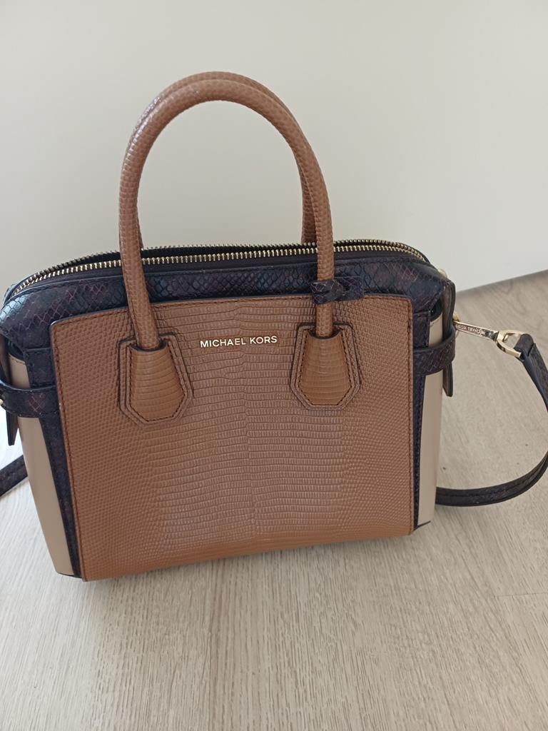 Michael Kors tas bruin, Ophalen of Verzenden, Zo goed als nieuw, Bruin, Handtas