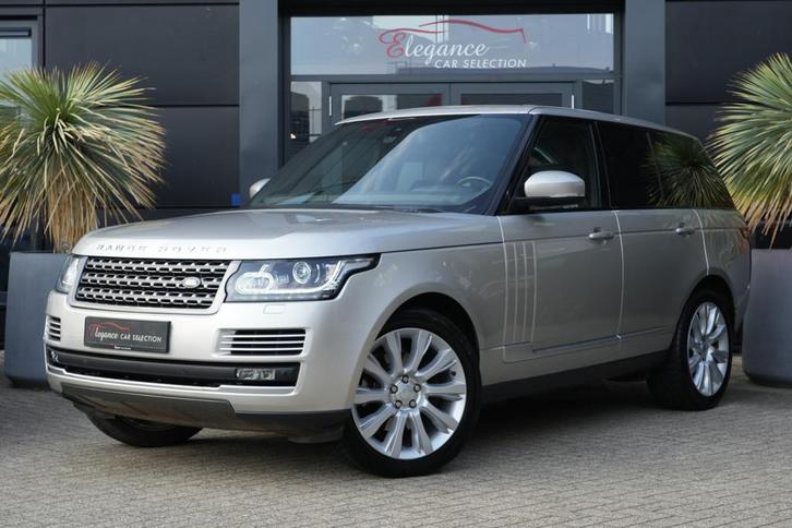 Land Rover Range Rover 3.0 TDV6 Vogue 259pk Navigatie/Stoelv, Auto's, Land Rover, Bedrijf, Te koop, 360° camera, 4x4, ABS, Airbags