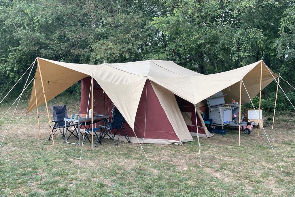 Vouwwagen Aart Kok Zambezi Original, Caravans en Kamperen, Vouwwagens, Ophalen, Aart Kok, Meerkleurig, Aanwezig