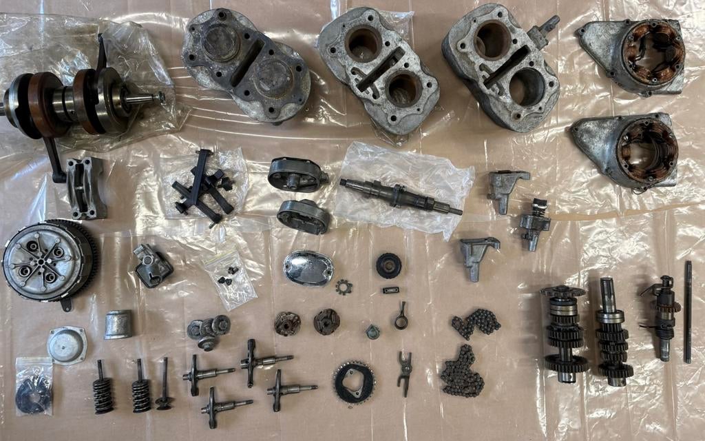 Partij Honda CB250 CB350 CB360 Onderdelen 1968-1976, Motoren, Ophalen, Gebruikt