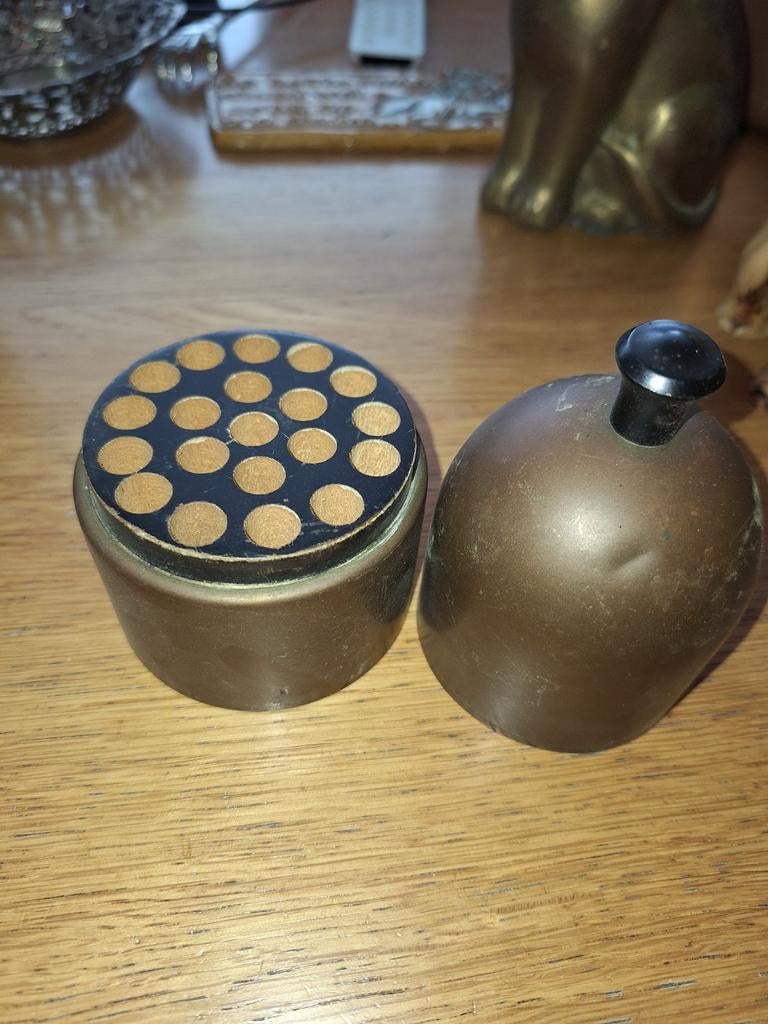 Vintage Sigarettenhouder - Koperkleurig, Antiek en Kunst, Ophalen of Verzenden