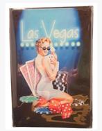 Metalen Bord Las Vegas Pin-up 20x30 cm, Ophalen of Verzenden, Nieuw