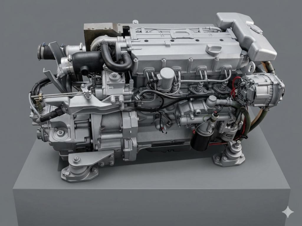 Vetus DT43425S Marine Diesel Engine – 106 PK – Compleet, Ophalen, Gebruikt, Overige typen