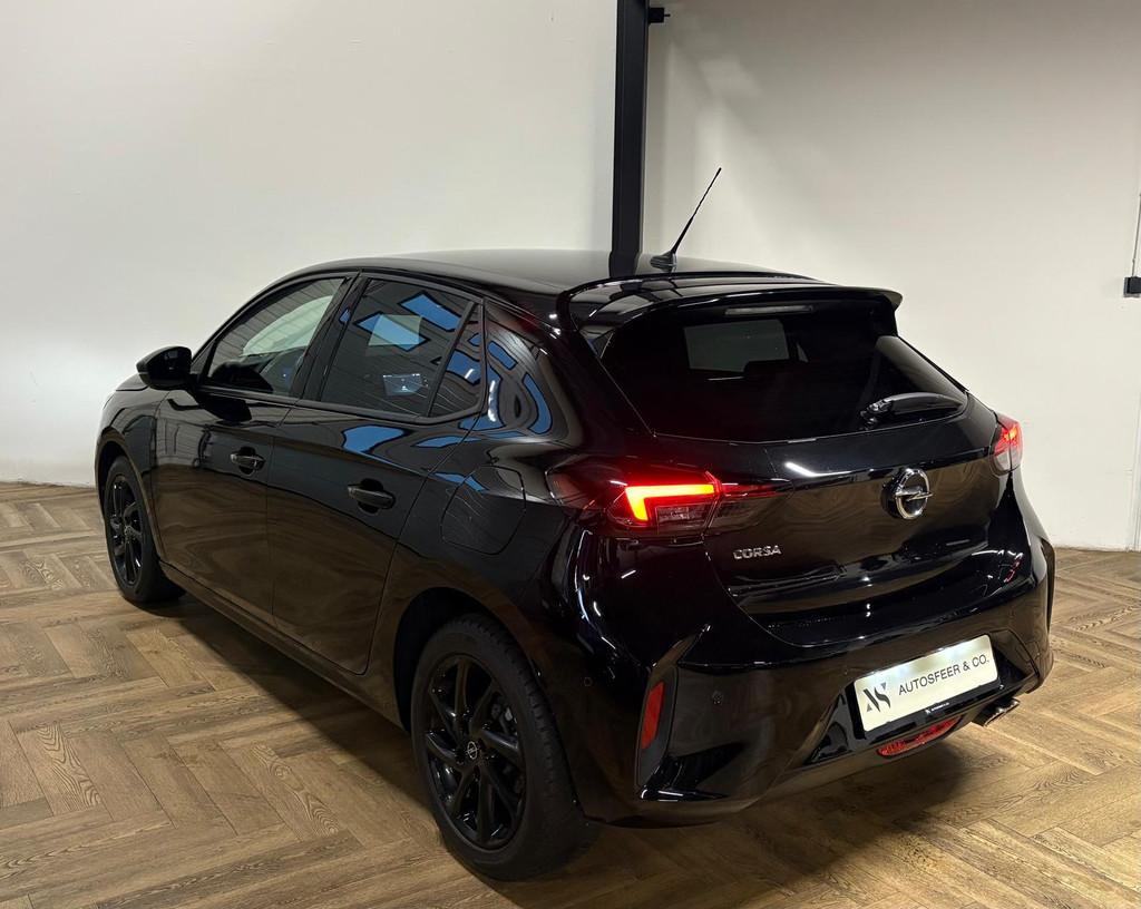 Opel Corsa 1.2 GS Line KEYLESS CAM CARPLAY 130PK, Auto's, Opel, Stof, Gebruikt, Zwart, 1199 cc
