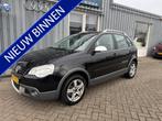 Volkswagen Polo 1.4-16V Cross (bj 2007), Voorwielaandrijving, 82 pk, Zwart, Origineel Nederlands