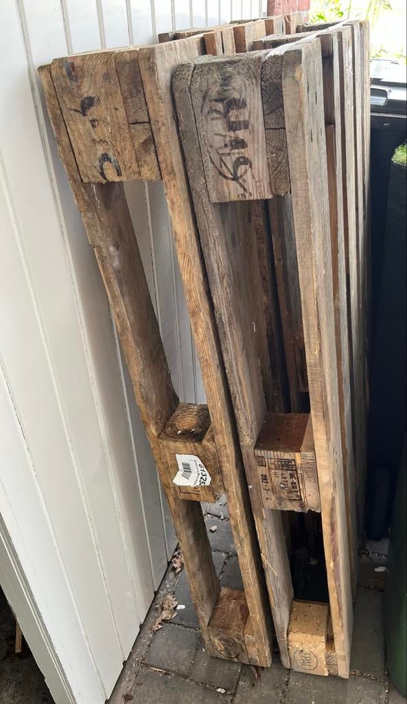 2 gebruikte Euro pallets - t.e.a.b., Ophalen, Gebruikt, 100 cm of meer, 60 cm of meer