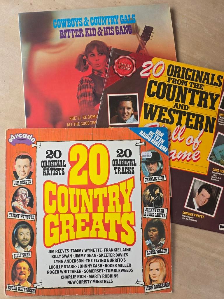 Country verzamel albums, Ophalen of Verzenden, Gebruikt, 12 inch