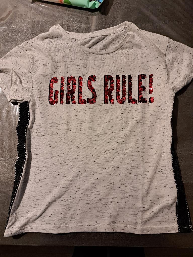 Shirts maat 146 korte mouwen diverse merken, Kinderen en Baby's, Kinderkleding | Maat 146, Ophalen of Verzenden, Gebruikt, Meisje