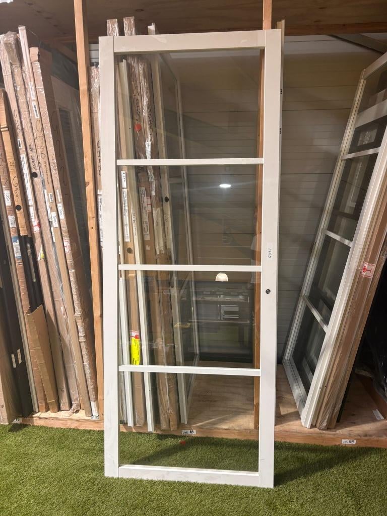 2x Svedex NDB900 glasdeur – 88x231,5 – opdek links, Ophalen of Verzenden, Glas, Binnendeur, 215 cm of meer