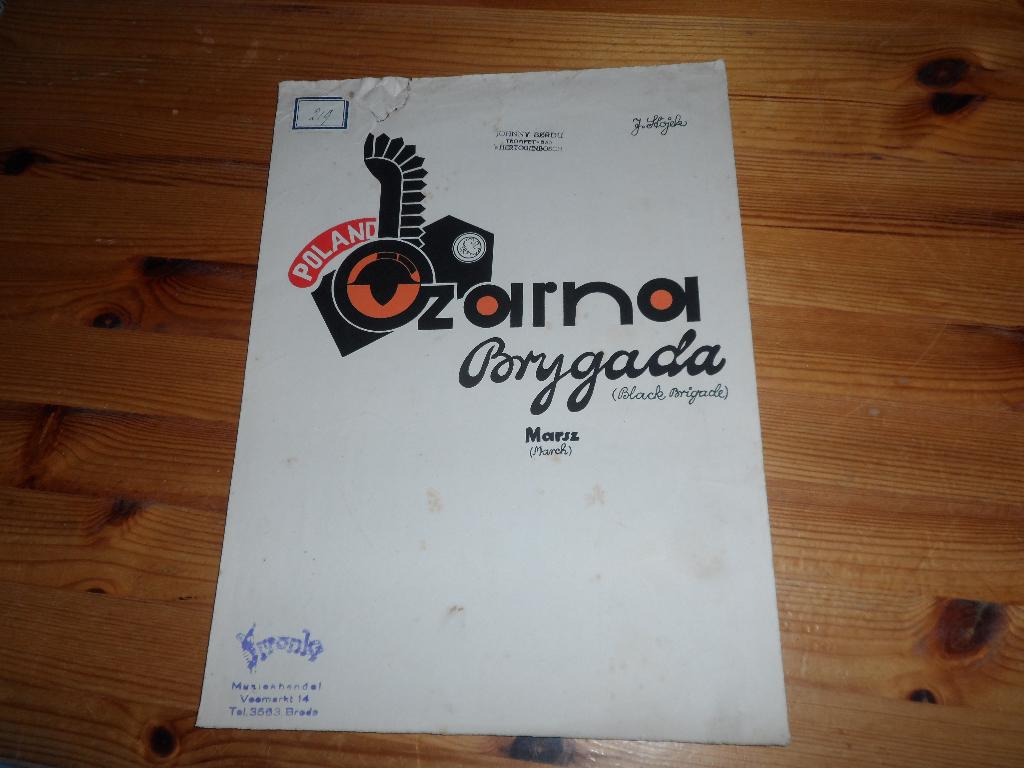 Czarna brygada - j. Shojek - black brigade, Gebruikt, Ophalen of Verzenden, Artiest of Componist, Piano