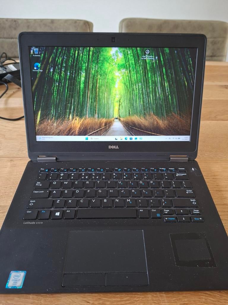Dell Latitude E7270 - i7-6600U, 8GB RAM, 119GB SSD €100, Computers en Software, Windows Laptops, Ophalen, Gebruikt, Qwerty, 119 GB