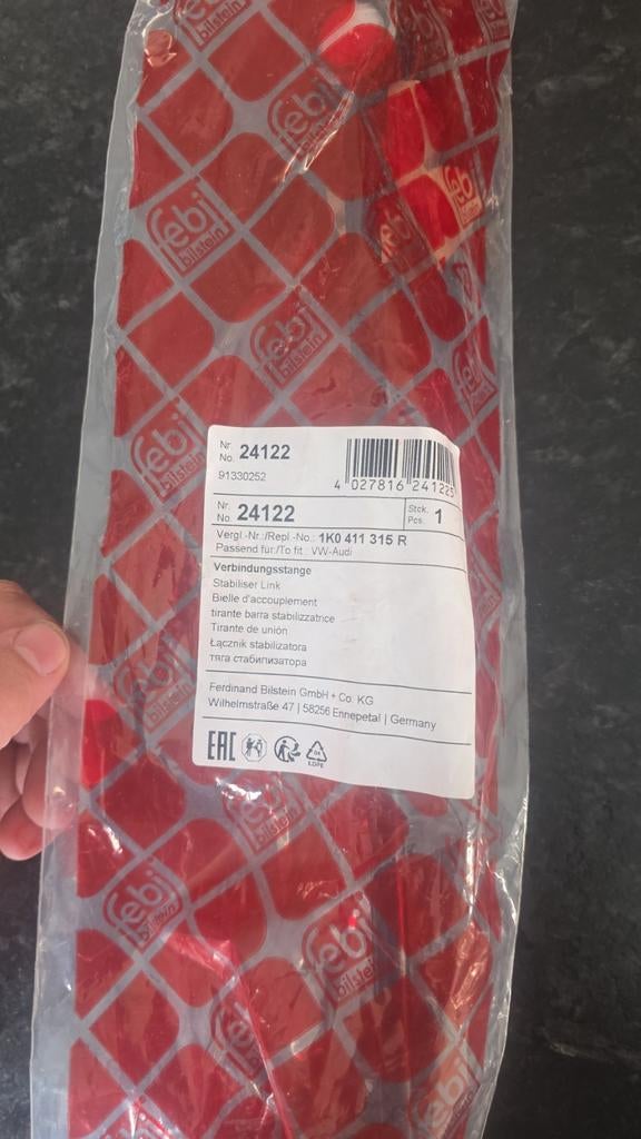 Stabilisatorstang FEBI BILSTEIN 24122 - VW/Audi, Ophalen