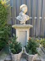 Betonnen zuil met buste., Ophalen, Gebruikt, Beton