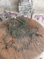 Vintage Indiase zilveren ketting met mini belletjes, Ophalen of Verzenden, Overige materialen, Ketting