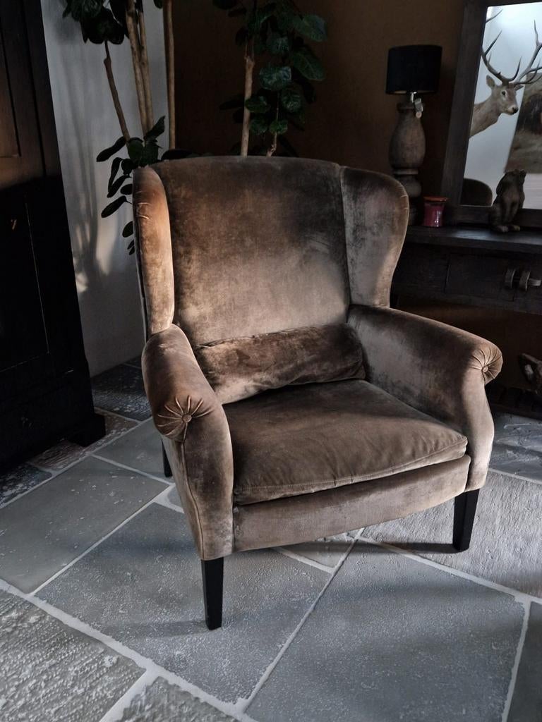 Aura peeperkorn fauteuil origineel, Ophalen of Verzenden, Zo goed als nieuw, Stof, 50 tot 75 cm