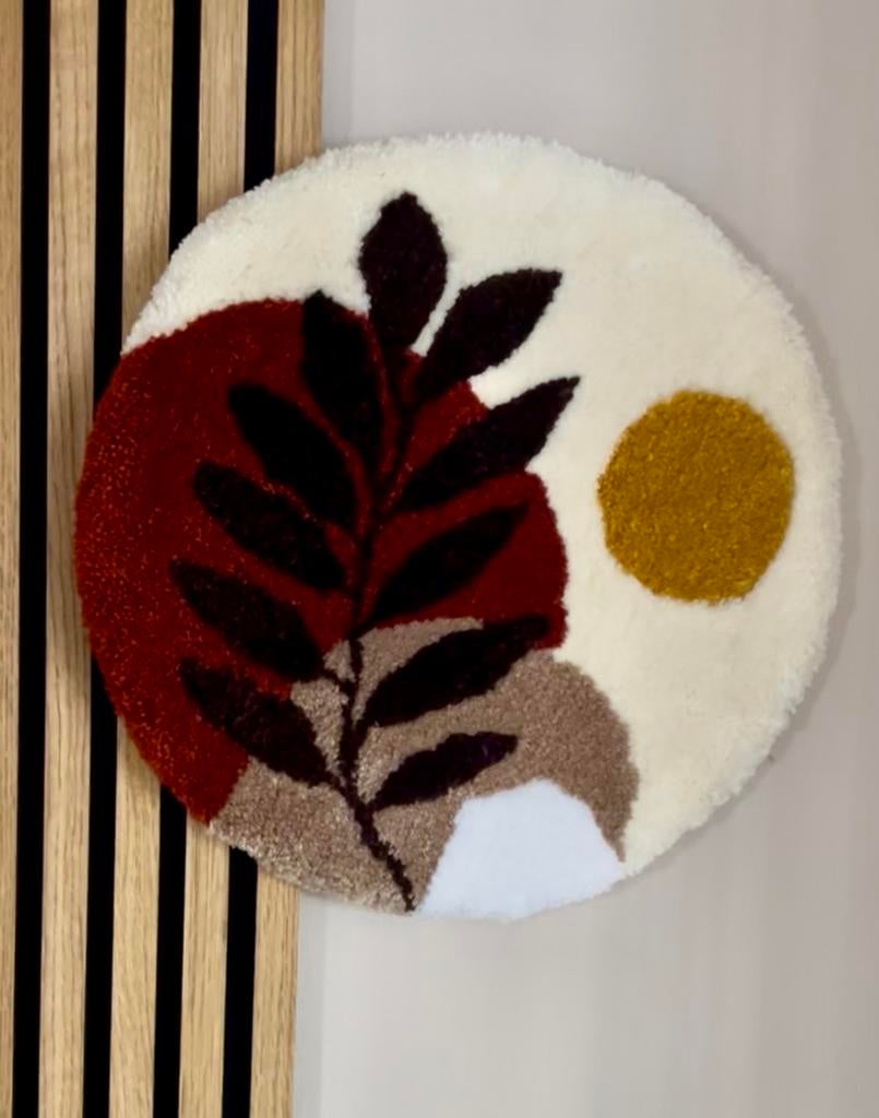 Tufting wandbord met botanisch design, Ophalen of Verzenden, Nieuw