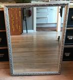 Spiegel facetgeslepen 80 x 60 cm zilverkleurig, Ophalen of Verzenden, Zo goed als nieuw, 75 tot 100 cm, Minder dan 100 cm