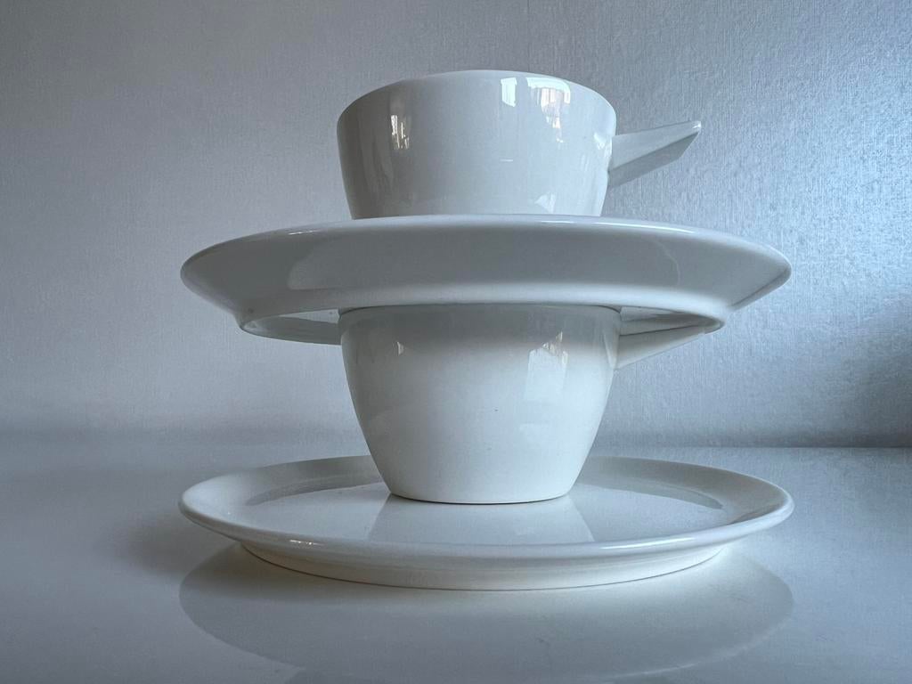2 Iittala Fins Design Origo Kop en Schotel Alfredo Häberli, Huis en Inrichting, Keuken | Servies, Ophalen of Verzenden, Zo goed als nieuw