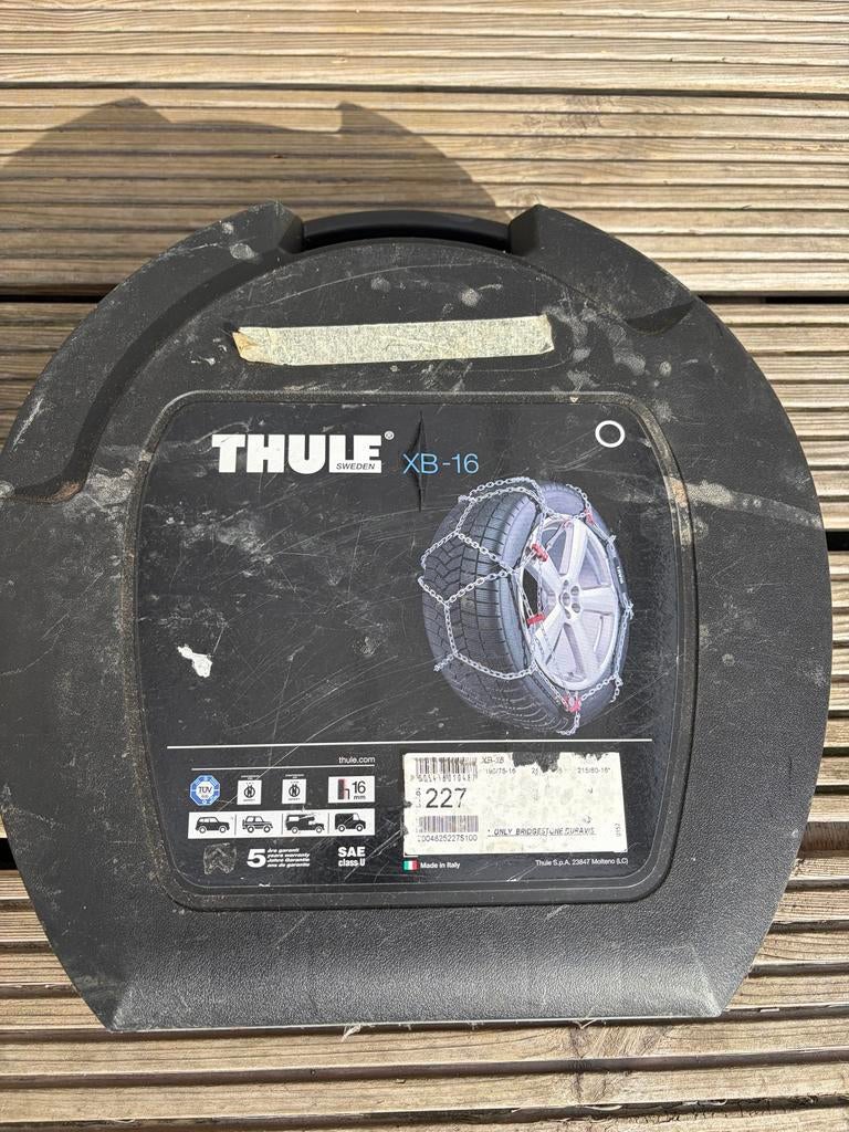 Thule XB-16 Sneeuwkettingen Maat 227 - Zo goed als nieuw, Ophalen, Zo goed als nieuw