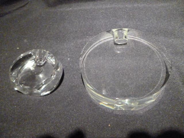 Kristal 2 x kandelaar +olifant Villeroy & Boch, Antiek en Kunst, Antiek | Glas en Kristal, Ophalen of Verzenden