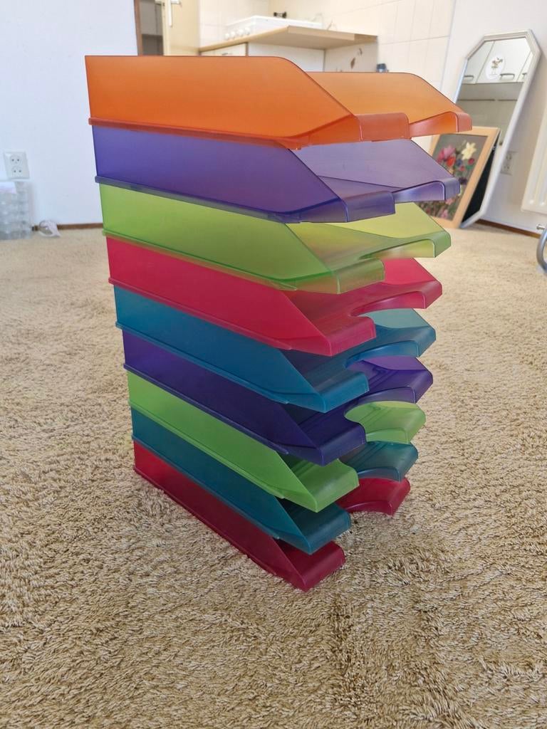 Opbergmappen., Ophalen