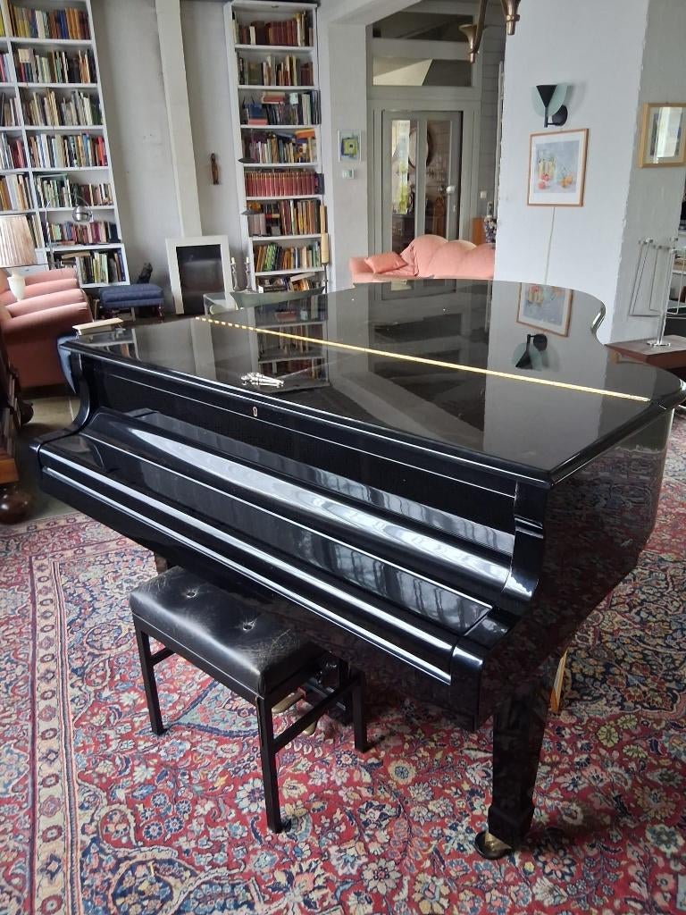 Yamaha C3 vleugel 1976, zwart hoogglans Conservatory, Muziek en Instrumenten, Piano's, Gebruikt, Vleugel, Zwart, Hoogglans, Ophalen