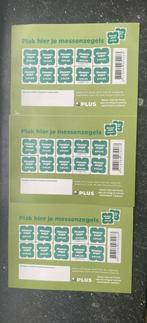 30 messenzegels PLUS, Ophalen of Verzenden, Winkel, Super of Benzinepomp, Volle spaarkaart