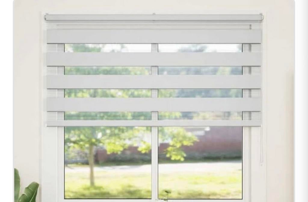 Nieuw! Duo Rolgordijn Wit 200x180 cm, Wit, Nieuw, Ophalen of Verzenden, 150 tot 200 cm