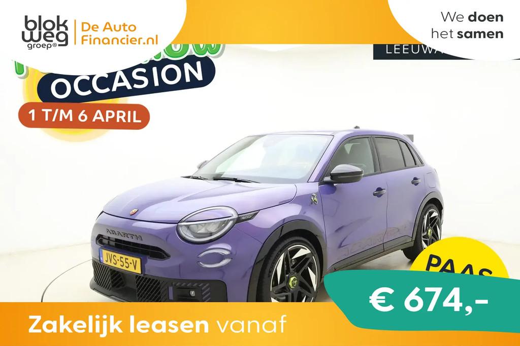 Abarth 600e Abarth Scorpionissima 54 kWh € 48.950,00, Auto's, Abarth, Automaat, Adaptive Cruise Control, 281 pk, Overige kleuren