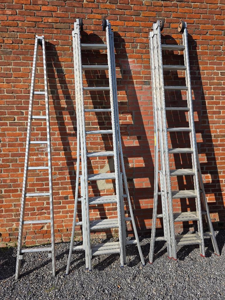 Ladders, Doe-het-zelf en Verbouw, Ladders en Trappen, Ophalen, Zo goed als nieuw, Ladder, 4 meter of meer