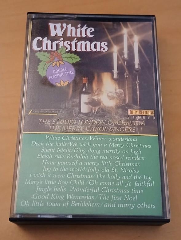 Zeldzame kerstcassette 1990-1993-White Christmas-Studio, Wereldmuziek, 1 bandje, Ophalen of Verzenden, Zo goed als nieuw