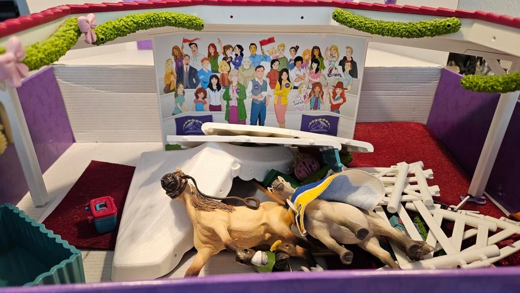 Schleich Horse Club Grote Paardenshow 42466, Ophalen of Verzenden, Gebruikt, Jongen of Meisje
