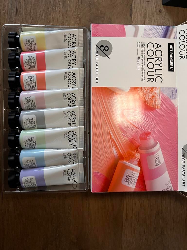 Art Rangers Acrylverf Pastel Set - 8 kleuren, Ophalen of Verzenden, Nieuw, Acrylverf
