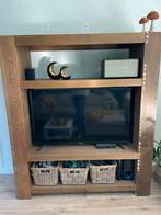 Goossens hardhouten kast / tvmeubel, Ophalen, Gebruikt, 150 tot 200 cm, 150 tot 200 cm