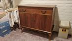 Vintage houten dressoir met lade en kast, Ophalen