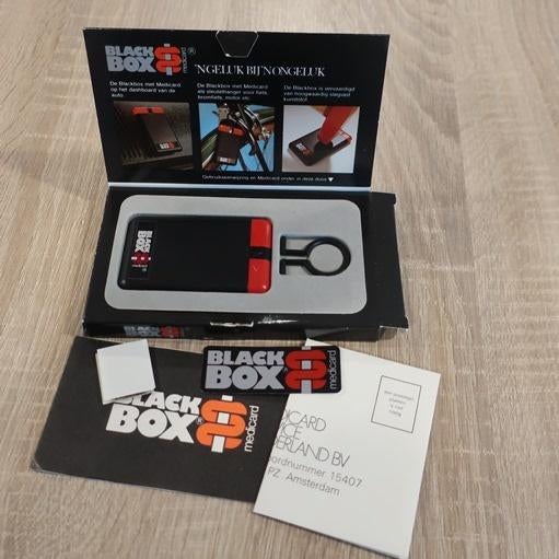 Black Box medicard origineel vintage retro in originele doos, Verzamelen, Retro, Ophalen of Verzenden, Persoonlijke verzorging