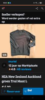 NZA New Zealand Auckland Groene Trui Maat L, Maat 52/54 (L), Ophalen of Verzenden, NZA New Zealand Auckland, Gedragen