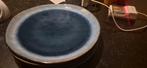 6 mooie blauwe borden - Ottawa Blokker ceramics 28 cm, Ophalen, Zo goed als nieuw, Bord(en)