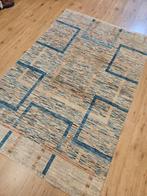 Handgeknoopt oosters tapijt modern design 179x120, Info@SlatsAntiek.nl, Crème, 100 tot 150 cm, Perzisch