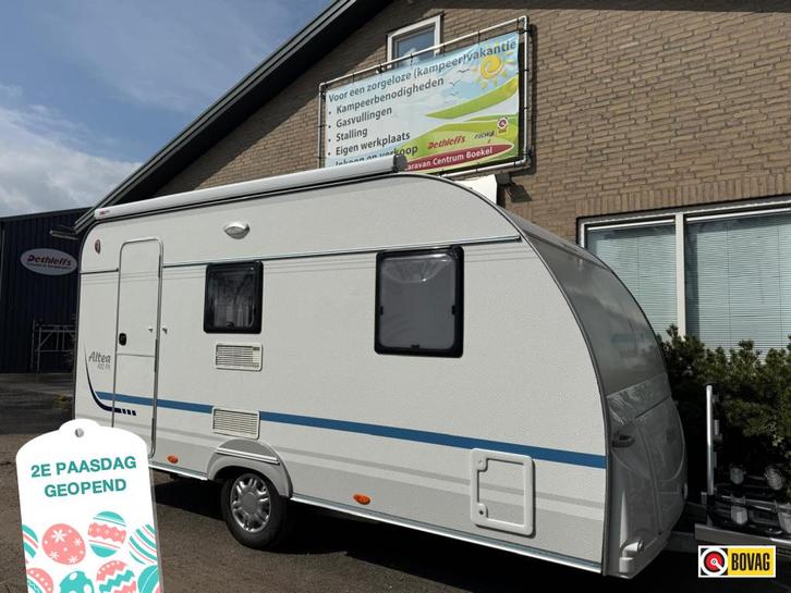 Adria Altea 432 PX +luifel+fietsenrek, Caravans en Kamperen, Caravans, tot en met 4, 750 - 1000 kg, Standaardzit, Adria, Frans bed