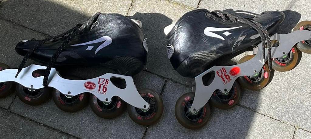 Inline skates / lage noor schoen, Ophalen, Gebruikt, Inline skates 5 wielen