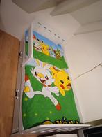 Peuterbed met lade, matras en Pokémon dekbedovertrek