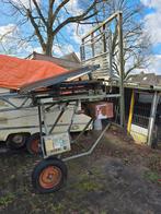 Bouwlift met 8 m mast, Ophalen