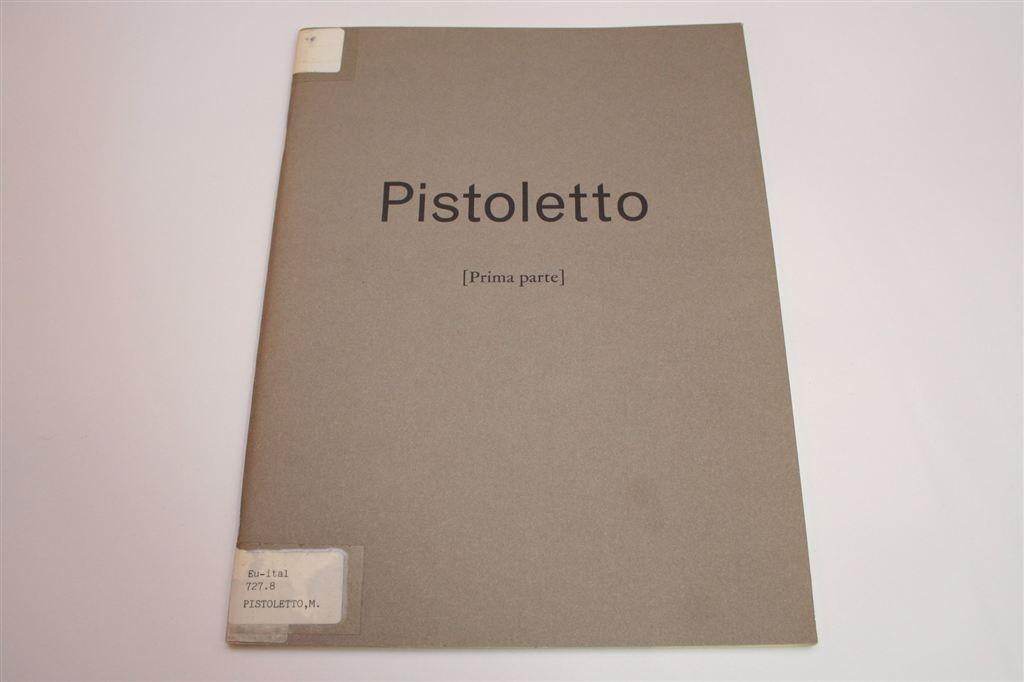 Pistoletto — Catalogus Van Abbemuseum — Arte Povera, Ophalen of Verzenden, Gelezen